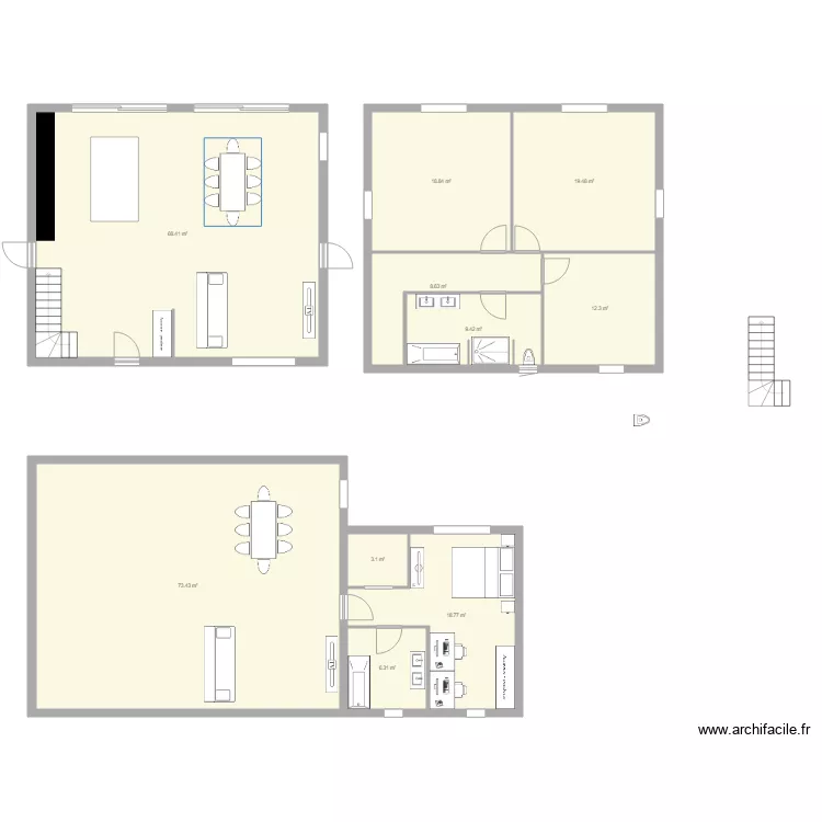 maison1. Plan de 