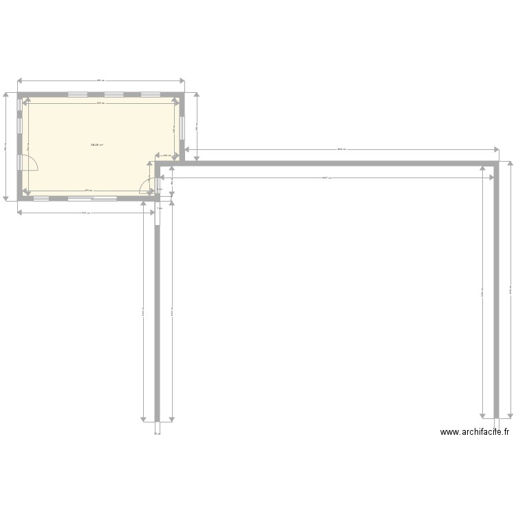 extension pascal loft. Plan de 0 pièce et 0 m2