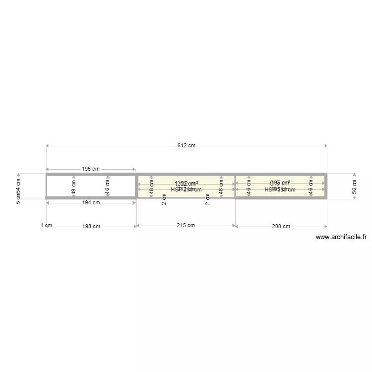 Bac i potporni zid,. Plan de 