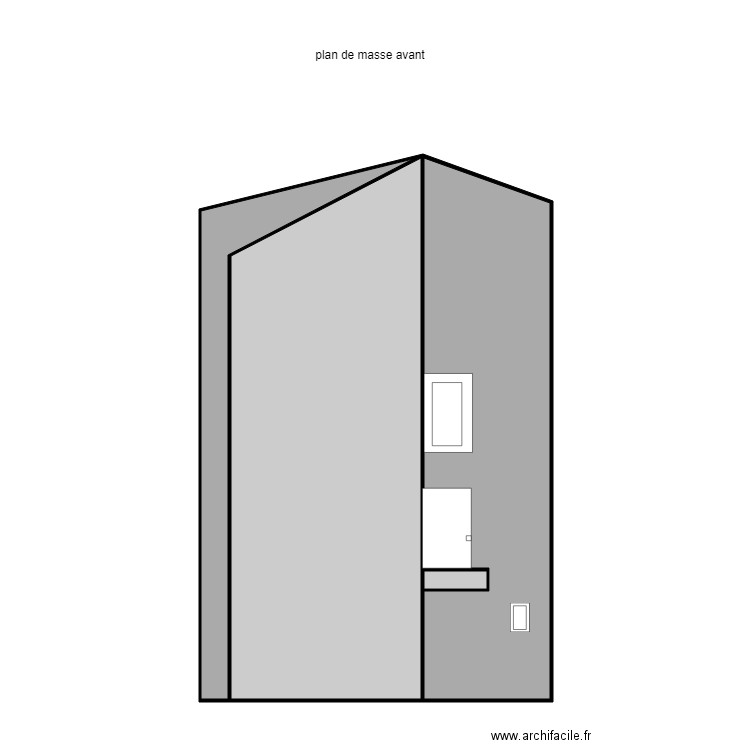 plan de masse avant. Plan de 0 pièce et 0 m2