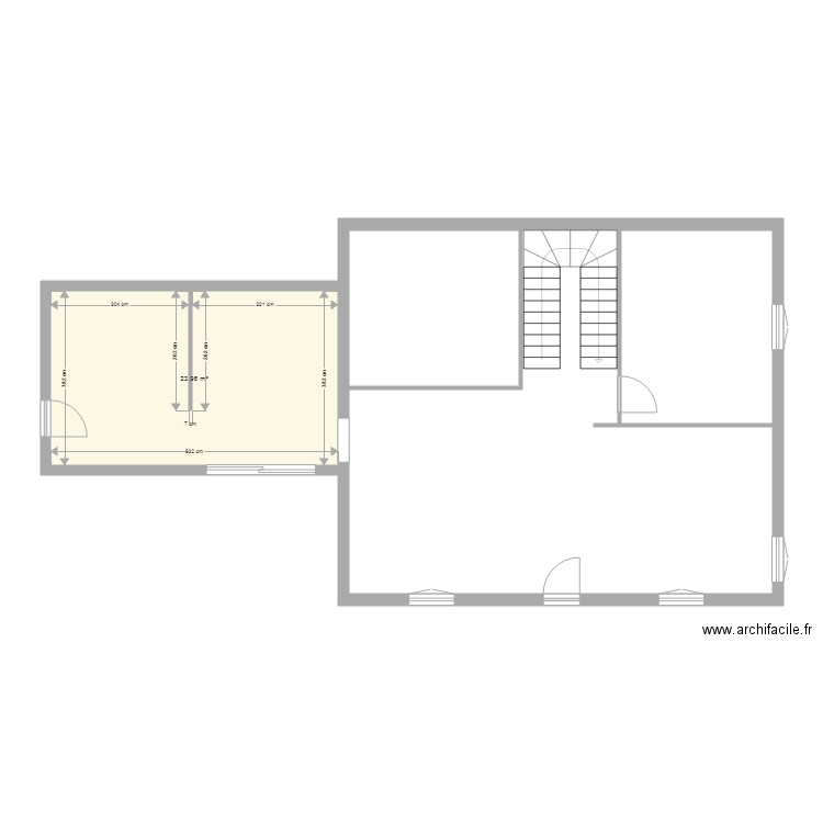 La tinette. Plan de 0 pièce et 0 m2