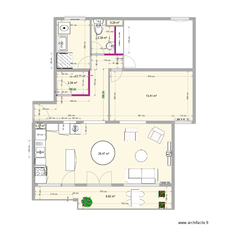 vendome bis. Plan de 0 pièce et 0 m2