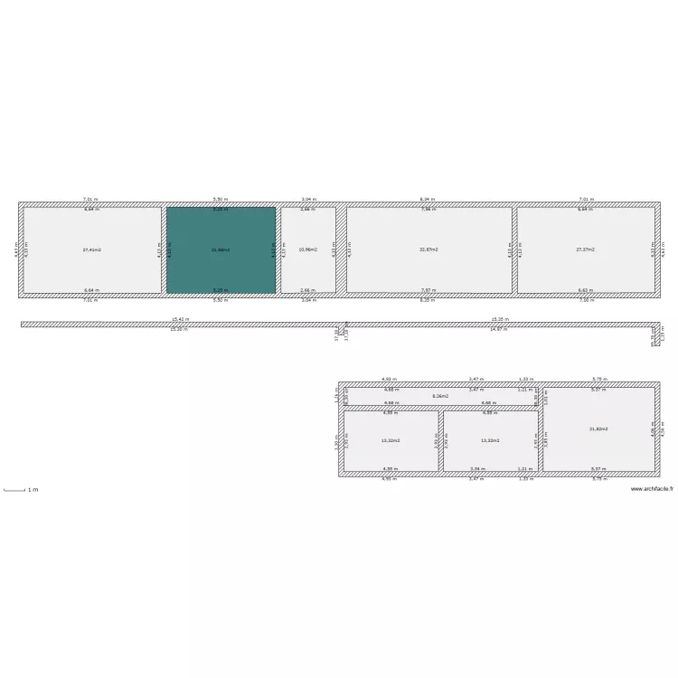 Appart B. Plan de Appart B. Plan de