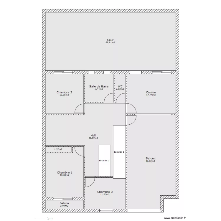 dari23 Etage 1 sans cotes. Plan de dari23 Etage 1 sans cotes. Plan de