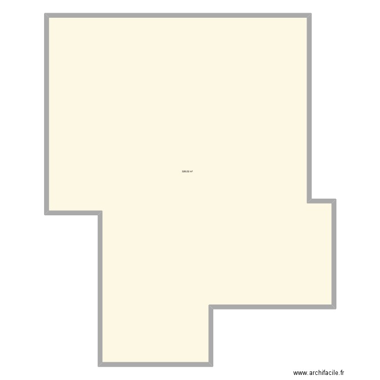 Kernipitur. Plan de 1 pièce et 328 m2
