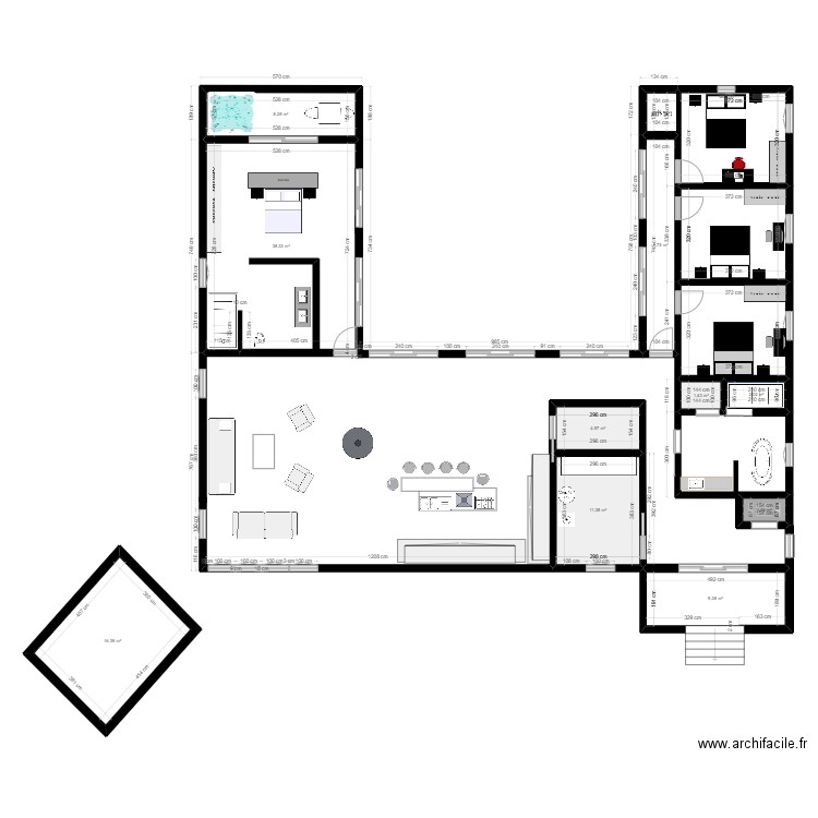 #2 plan annie. Plan de 0 pièce et 0 m2