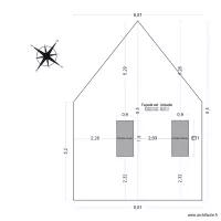 Fa&ccedil;ade actuelle  est