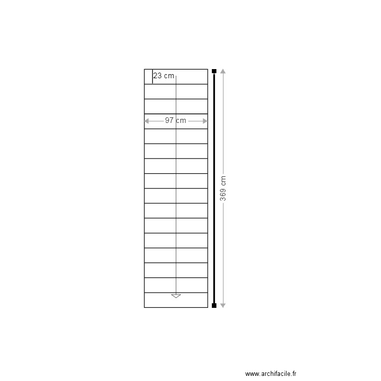 Escalier Tissot dupont. Plan de 0 pièce et 0 m2