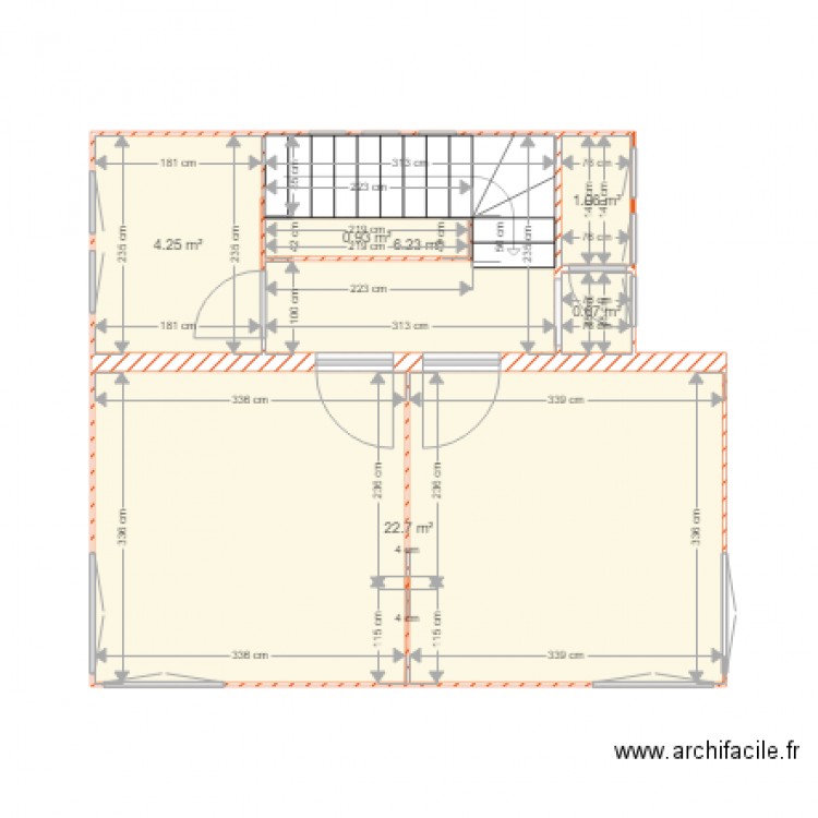 CHRISTOPHARIE ETAGE. Plan de 0 pièce et 0 m2