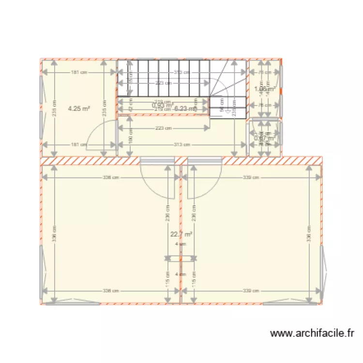 CHRISTOPHARIE ETAGE. Plan de 