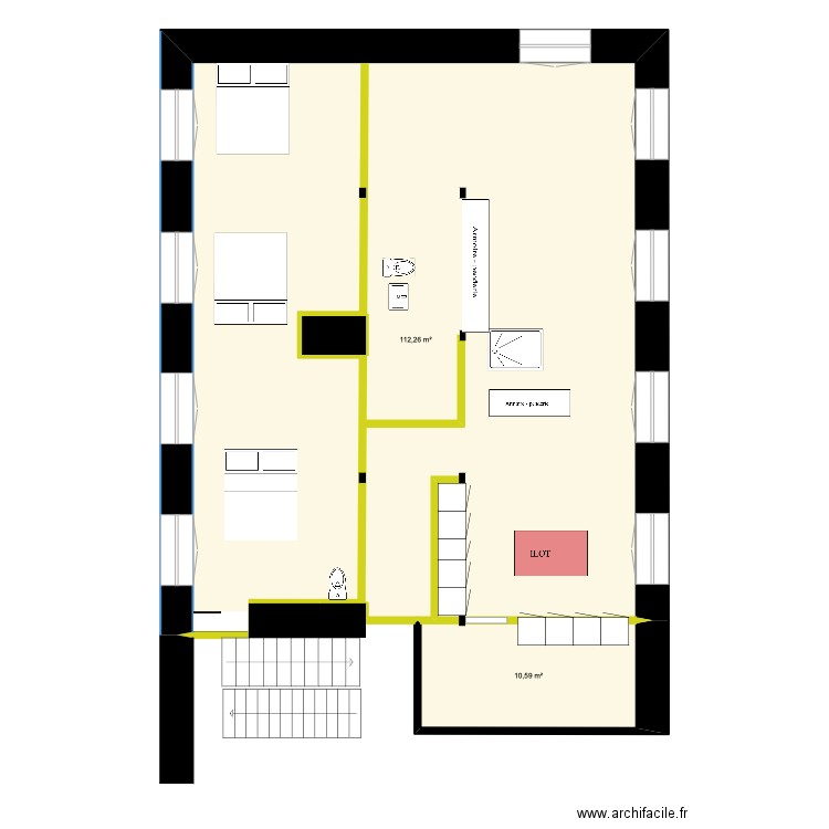 APPART3. Plan de 0 pièce et 0 m2