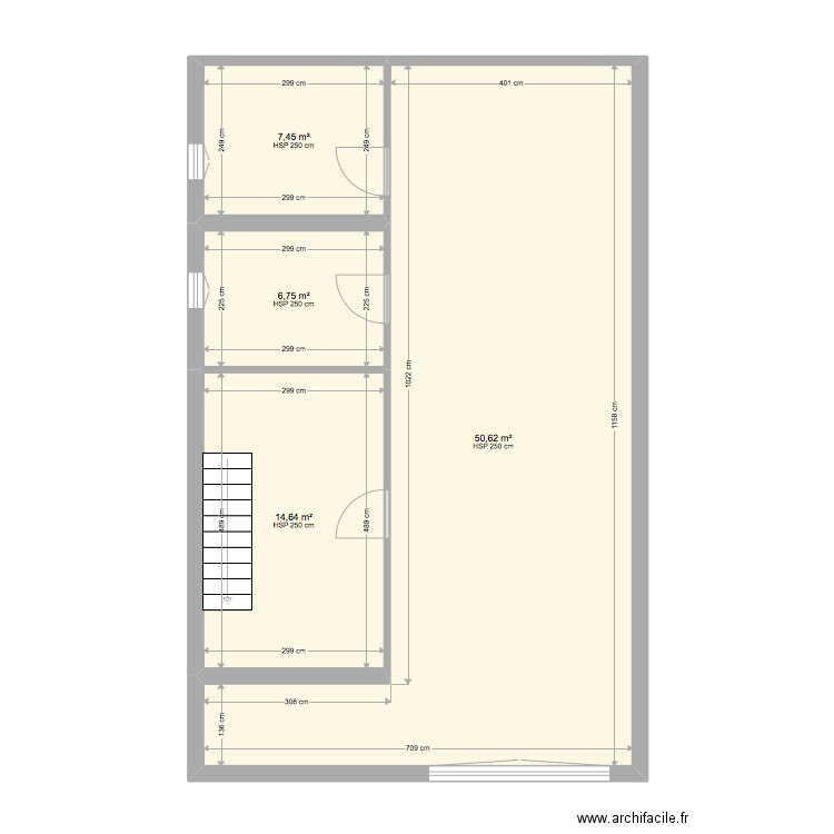 Agnes Nath Home cave. Plan de 4 pièces et 79 m2