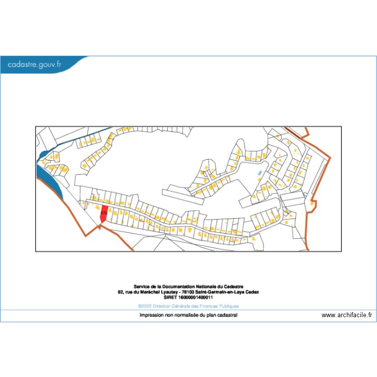 Palan de situation    chalet 79. Plan de 0 pièce et 0 m2