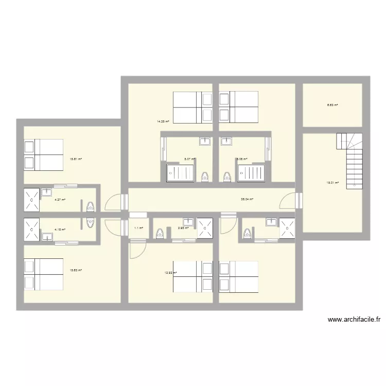 welcome 1 etage . Plan de 
