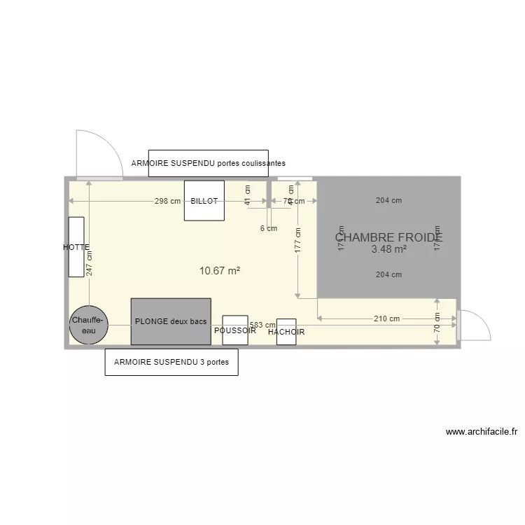 Boucherie TERRAS 82. Plan de Boucherie TERRAS 82. Plan de