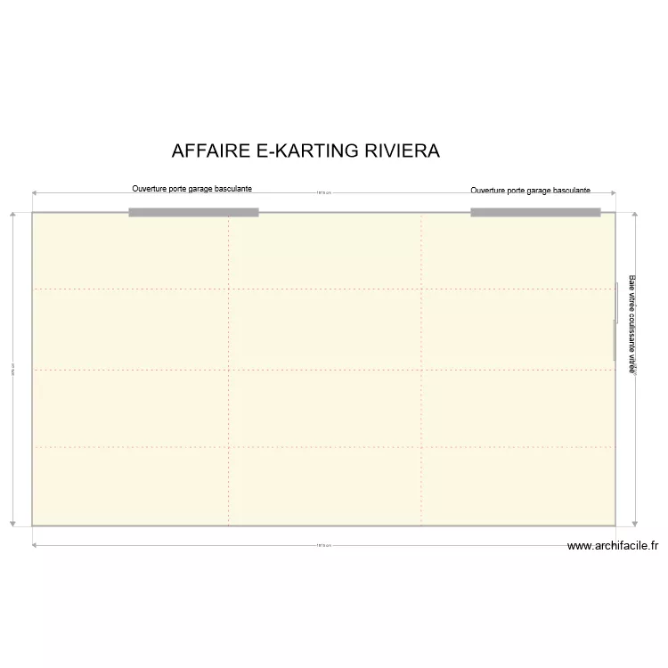 AFFAIRE E KARTING RIVIERA. Plan de 