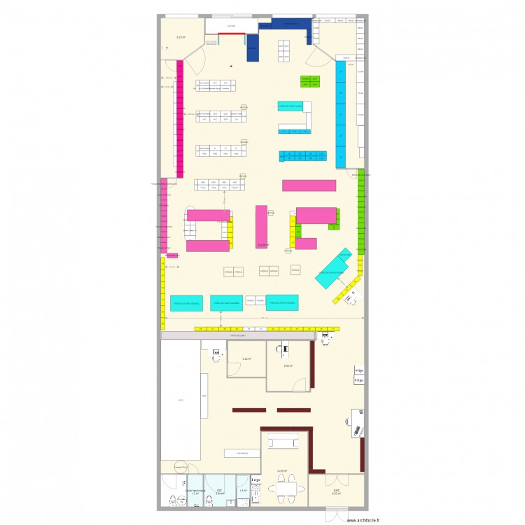 IMPLANTATIONS. Plan de 0 pièce et 0 m2