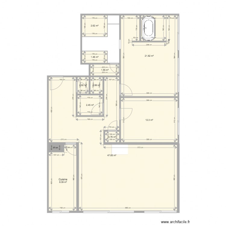 Appartement Vaucresson 2. Plan de 0 pièce et 0 m2
