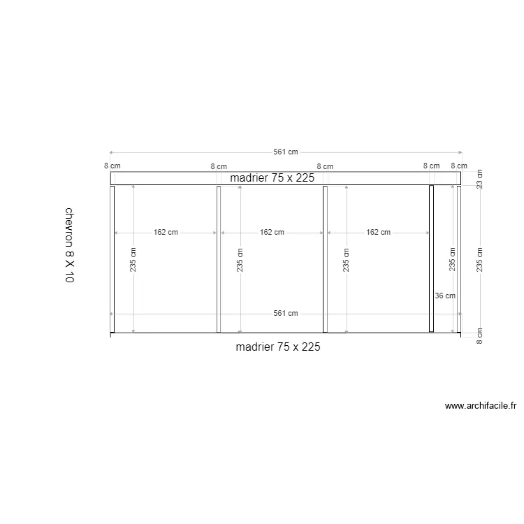 placard &eacute;tage. Plan de 