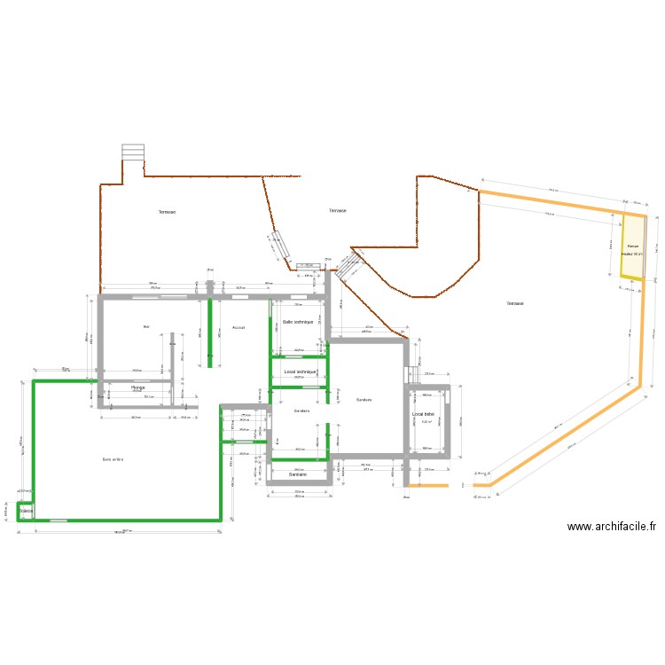 Buissière - plan du bati - V3. Plan de 0 pièce et 0 m2