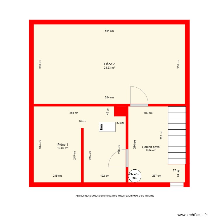 BI 4526 cave coté. Plan de 0 pièce et 0 m2