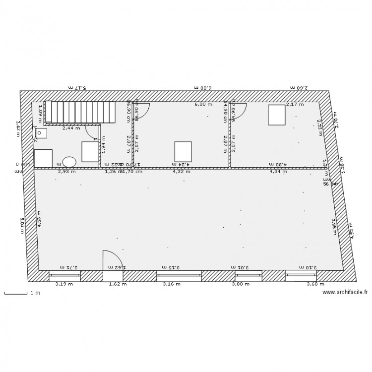 mezzanine. Plan de 0 pièce et 0 m2