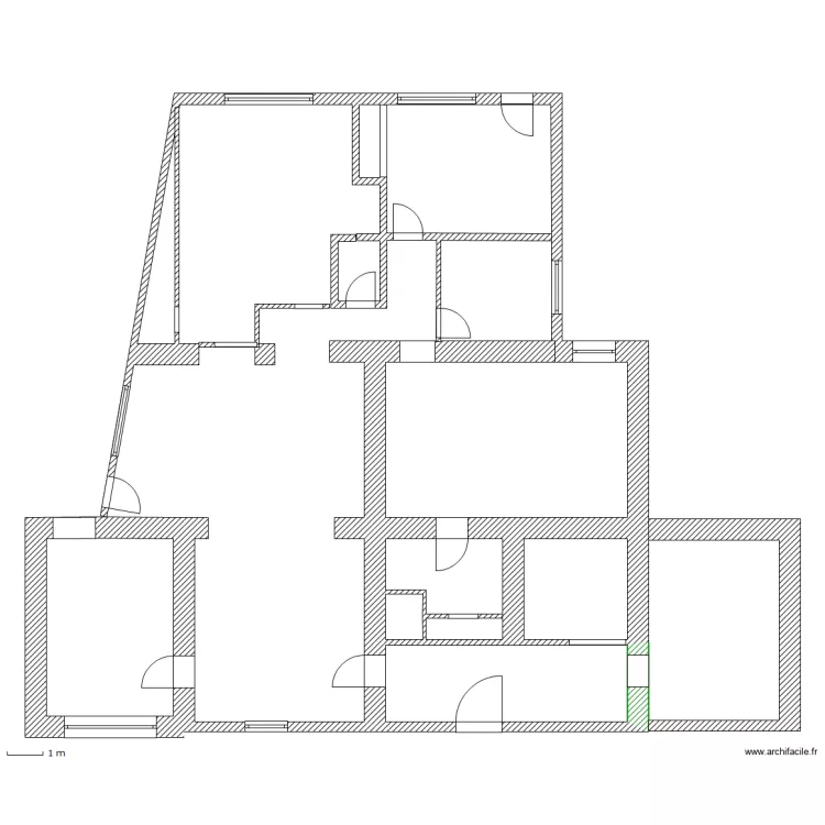 maison. Plan de 