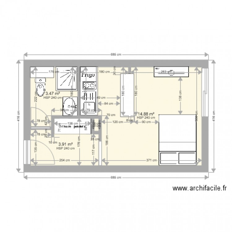 Felicité AP3. Plan de 0 pièce et 0 m2