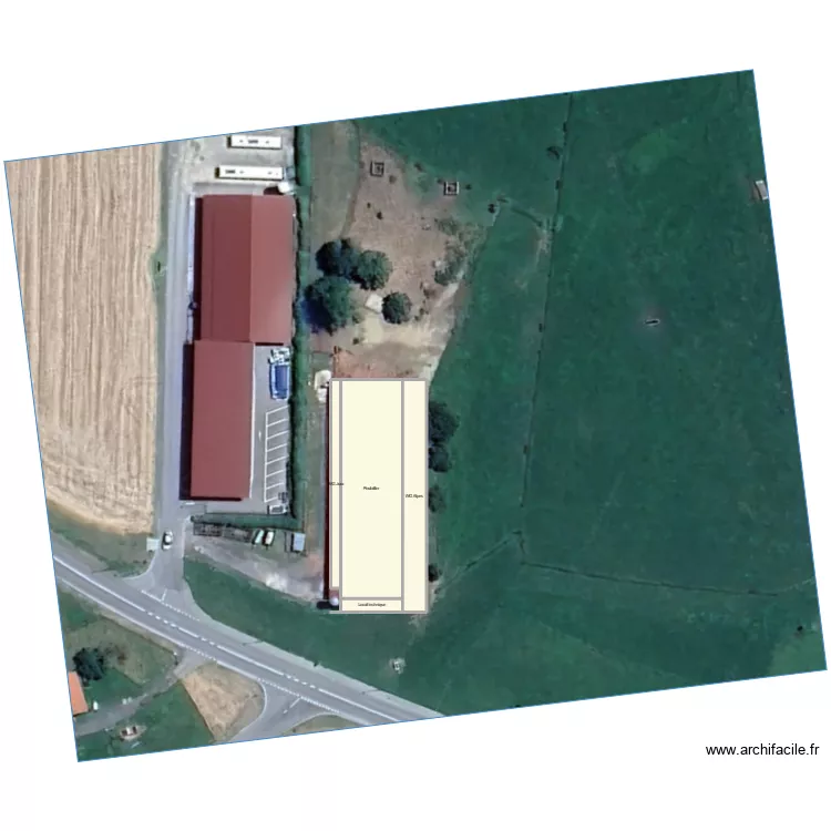 Poulailler Leuenberger. Plan de 