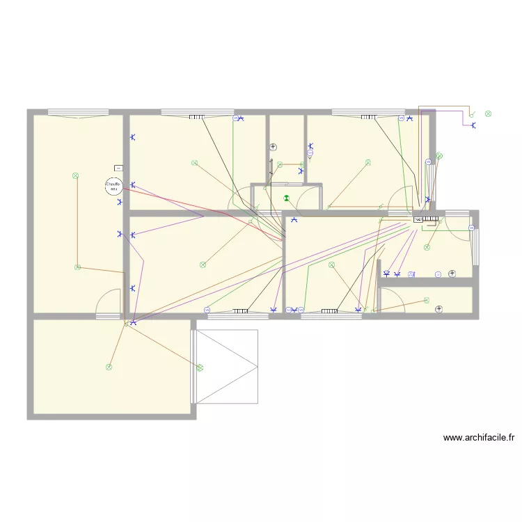 sch&eacute;ma guillaume. Plan de 0 pièce et 0 m2