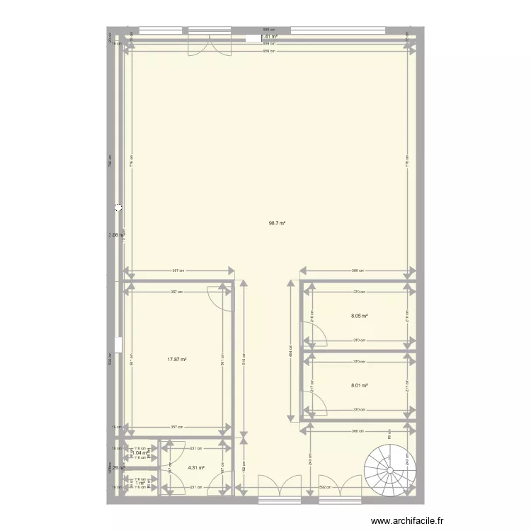 Etage cloisonnement. Plan de Etage cloisonnement. Plan de