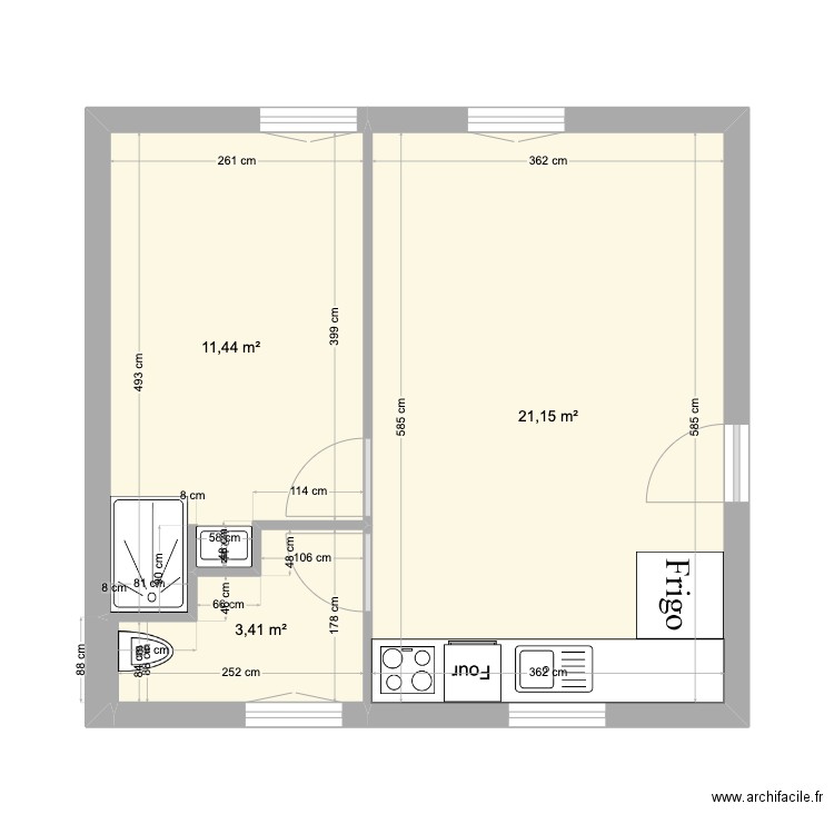 BROCARD V1. Plan de 0 pièce et 0 m2