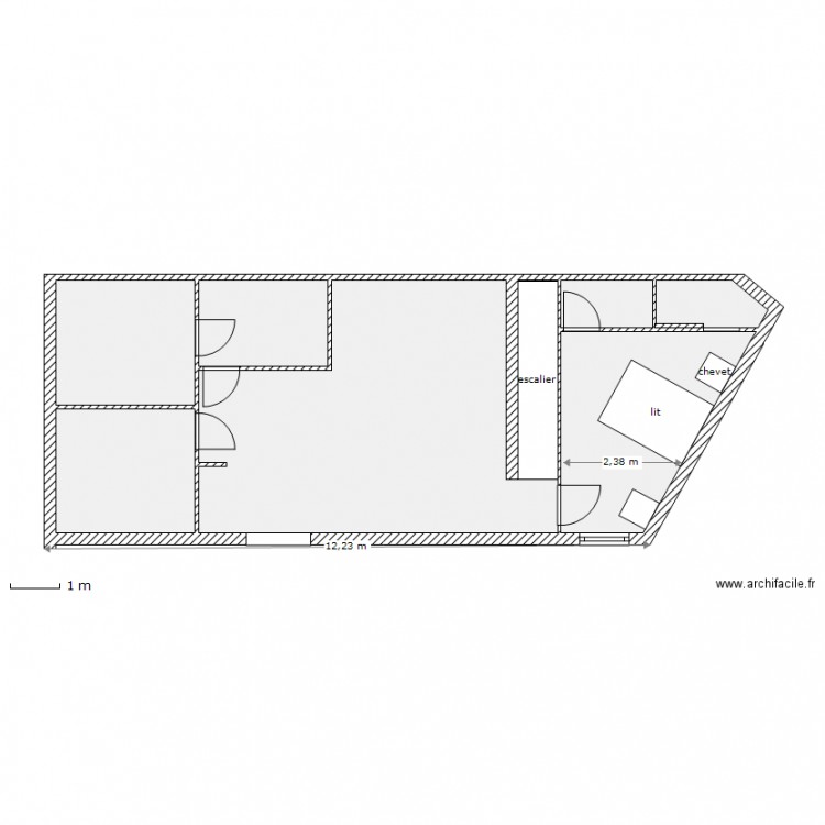 lacanau original agrandi. Plan de 0 pièce et 0 m2