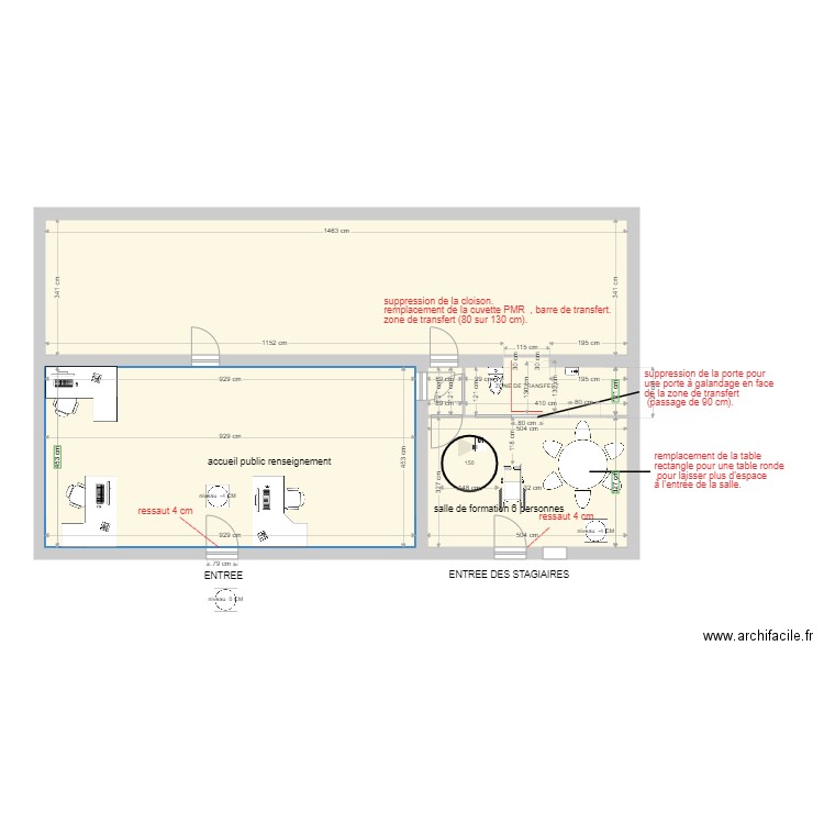 ATC FORMATION TRAVAUX v2  . Plan de 0 pièce et 0 m2