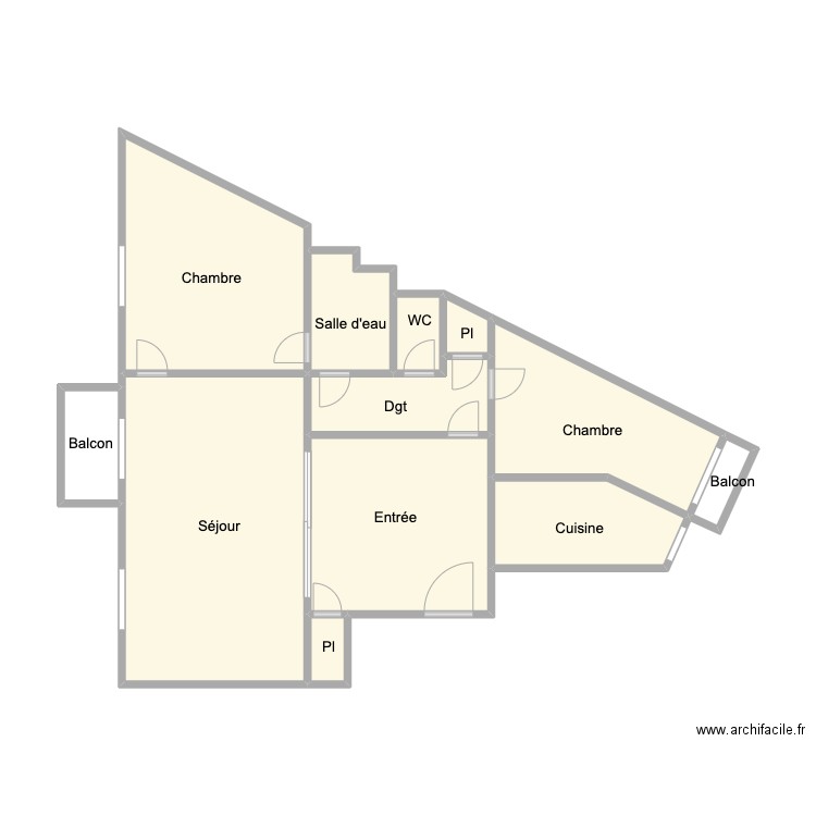 Cressent. Plan de 0 pièce et 0 m2