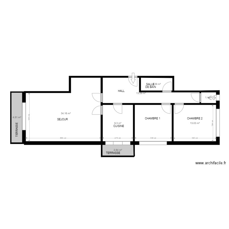 2e arrière STICHELBERG. Plan de 0 pièce et 0 m2