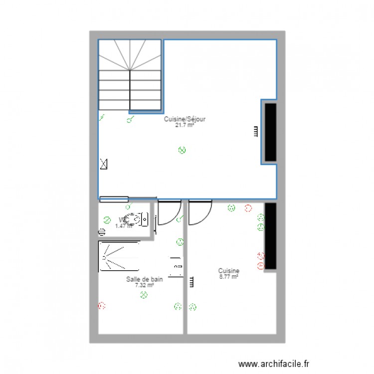 Plan. Plan de 0 pièce et 0 m2