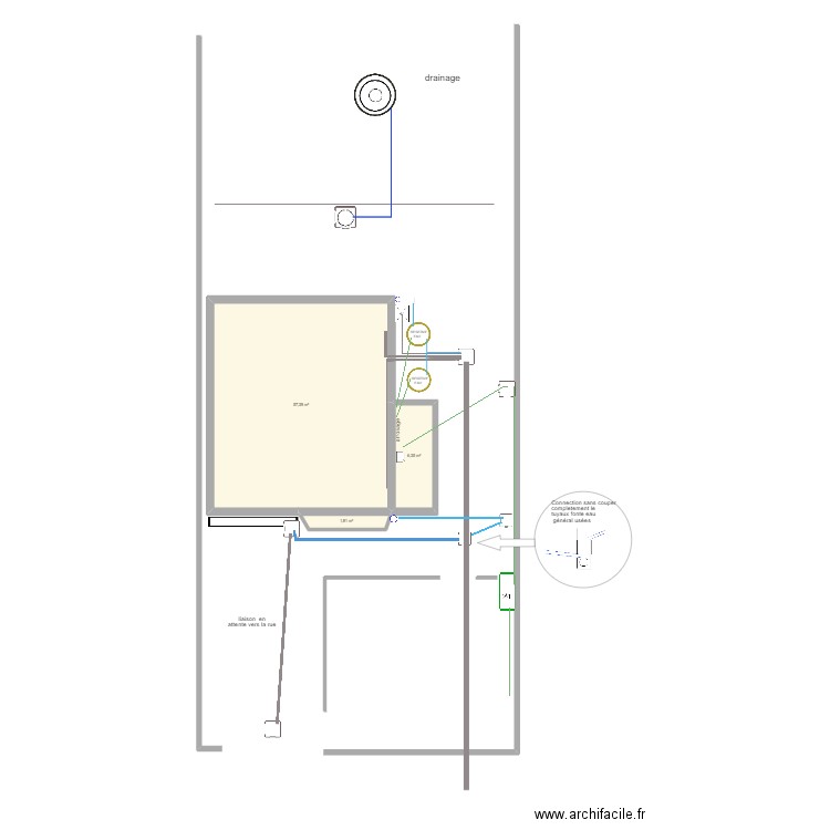 herblay exterieur eau. Plan de 0 pièce et 0 m2