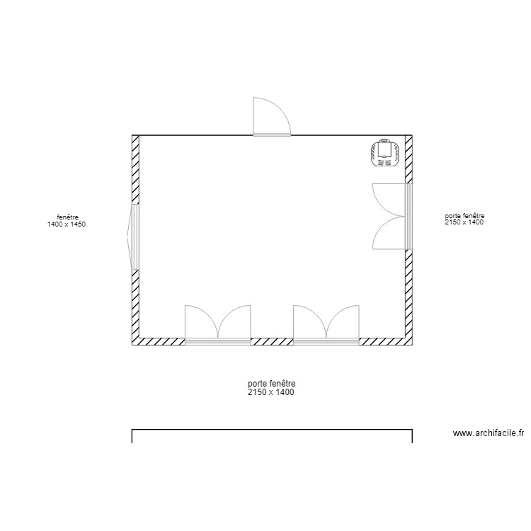 pièce plus1. Plan de 0 pièce et 0 m2