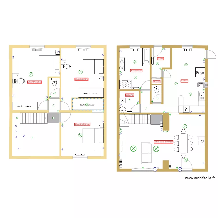 Plan maison 3. Plan de 
