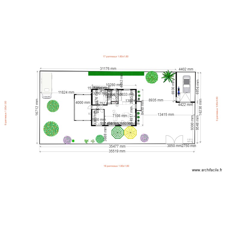 CLÔTURE. Plan de 0 pièce et 0 m2