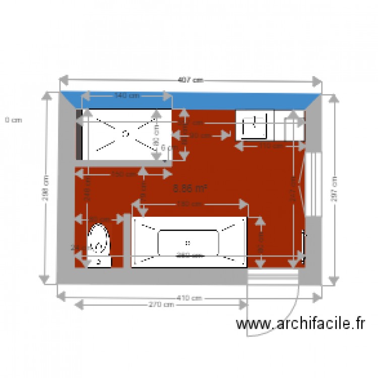 SALLE DE BAIN ISA4. Plan de 0 pièce et 0 m2