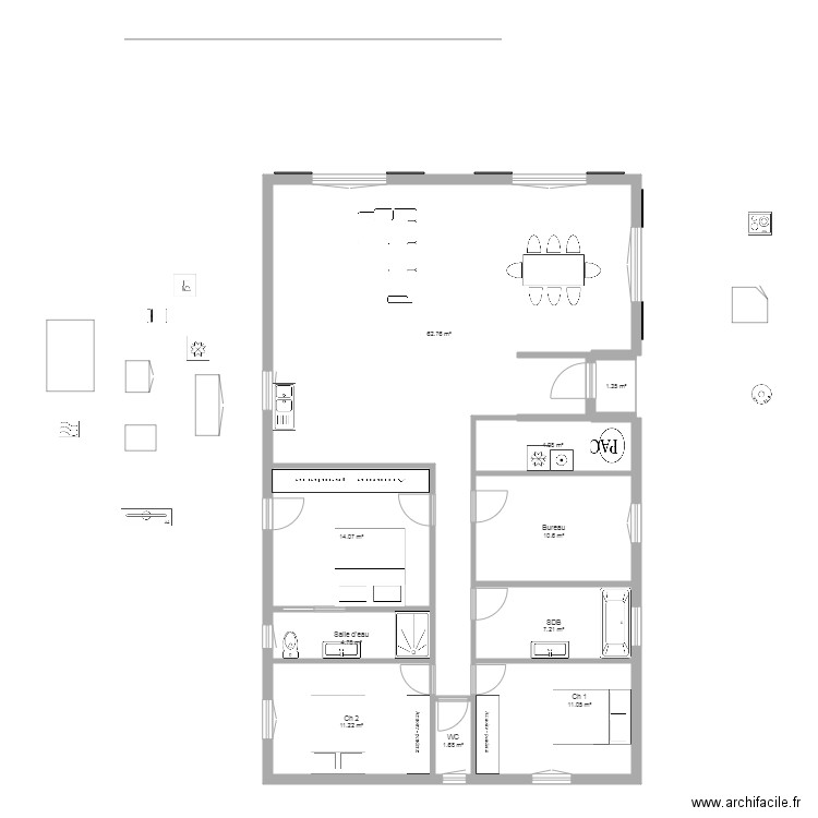 2020 11 16 Projet Parigny 6. Plan de 0 pièce et 0 m2