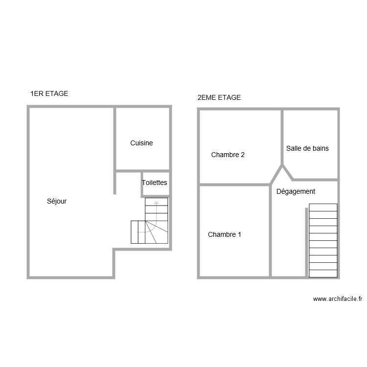 DEDRON DUPLEX COUR. Plan de 0 pièce et 0 m2