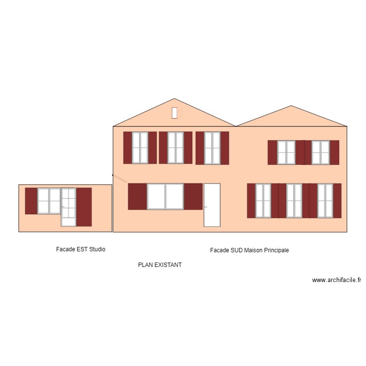 90 TEF Facades PROJET. Plan de 0 pièce et 0 m2