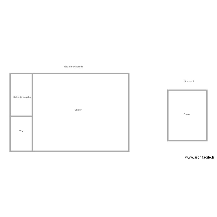 buire av travaux. Plan de 0 pièce et 0 m2