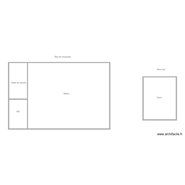 buire av travaux. Plan de 