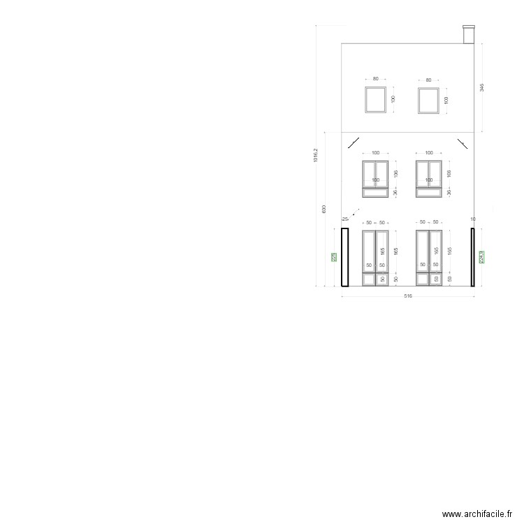 futur façade   arrière christophe. Plan de 0 pièce et 0 m2