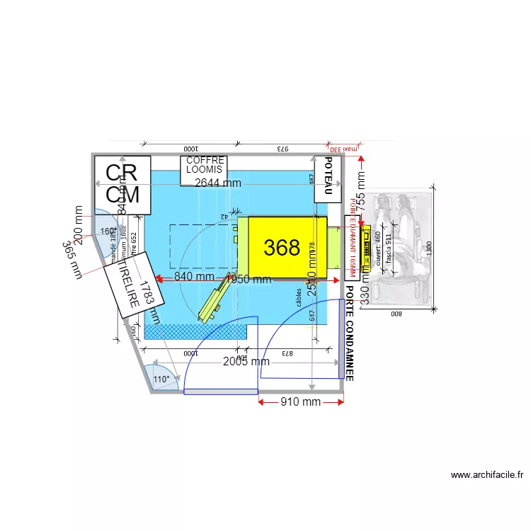 plan de masse EXISTANT FLORENSAC 368. Plan de 