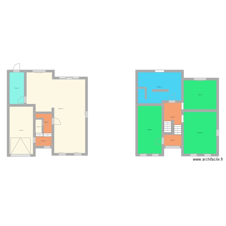 Hauzeur. Plan de 0 pièce et 0 m2